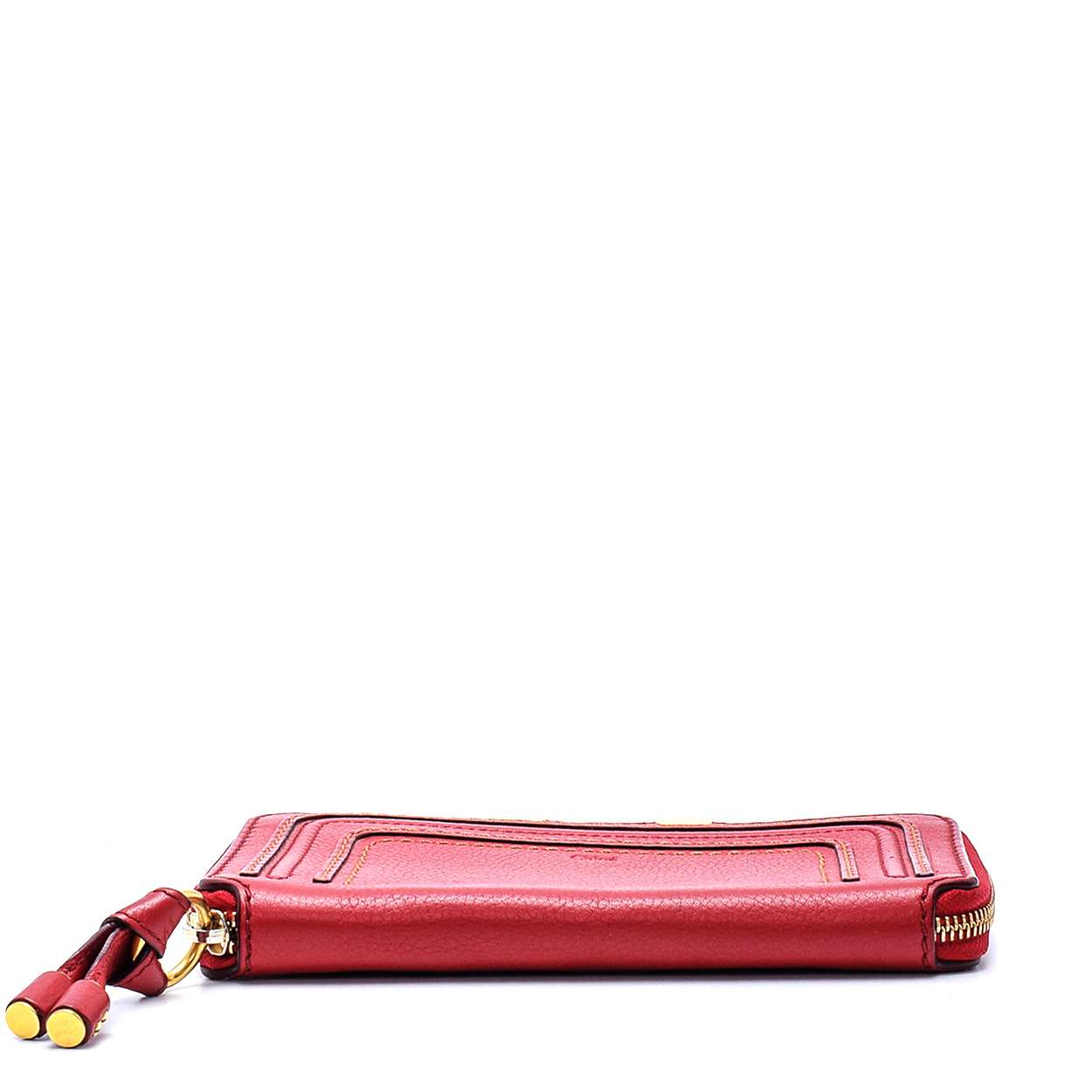 Chloe - Red Leather Long Wallet 